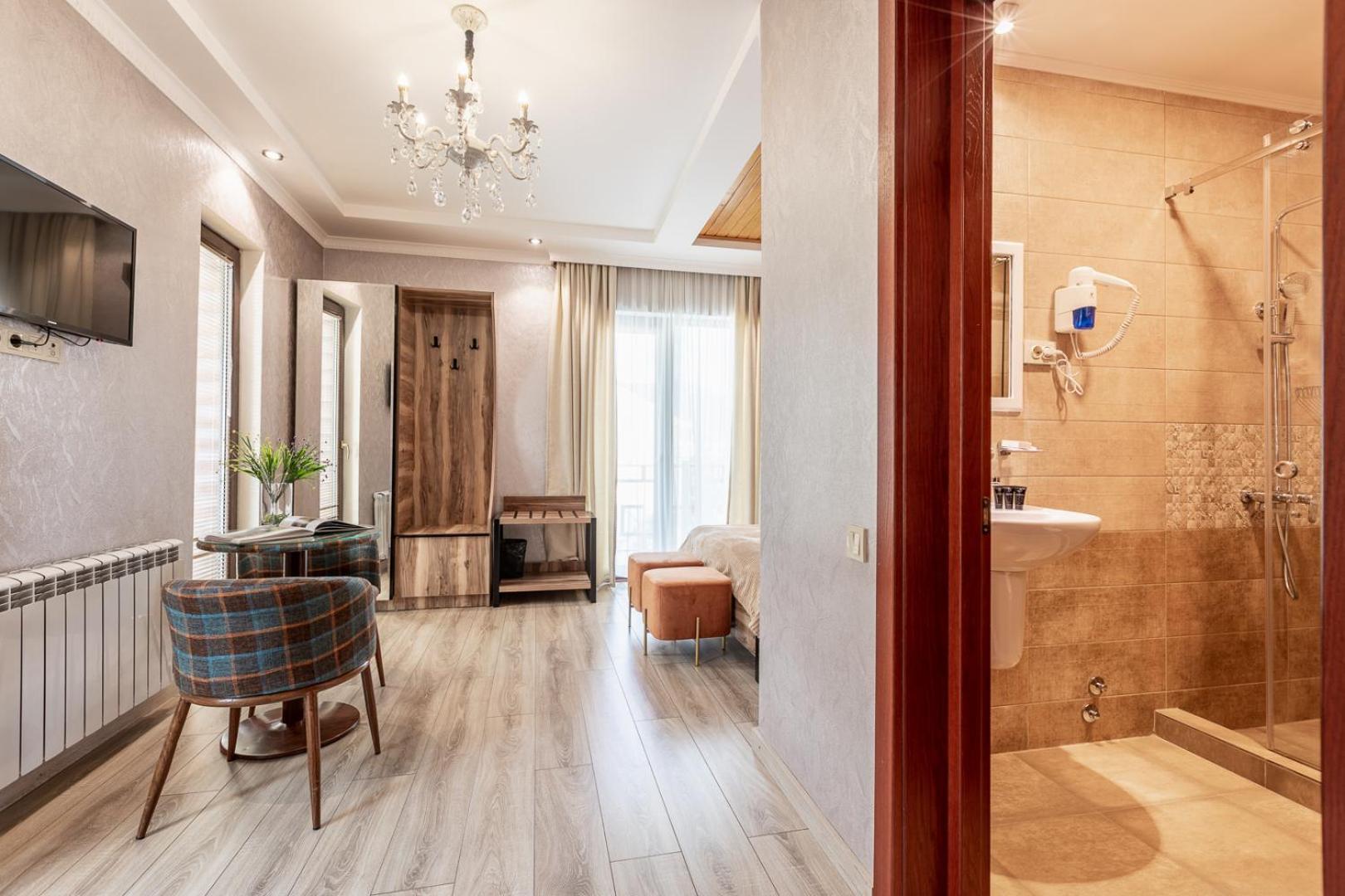 Hotel Gold Tower Mestia Pokoj fotografie